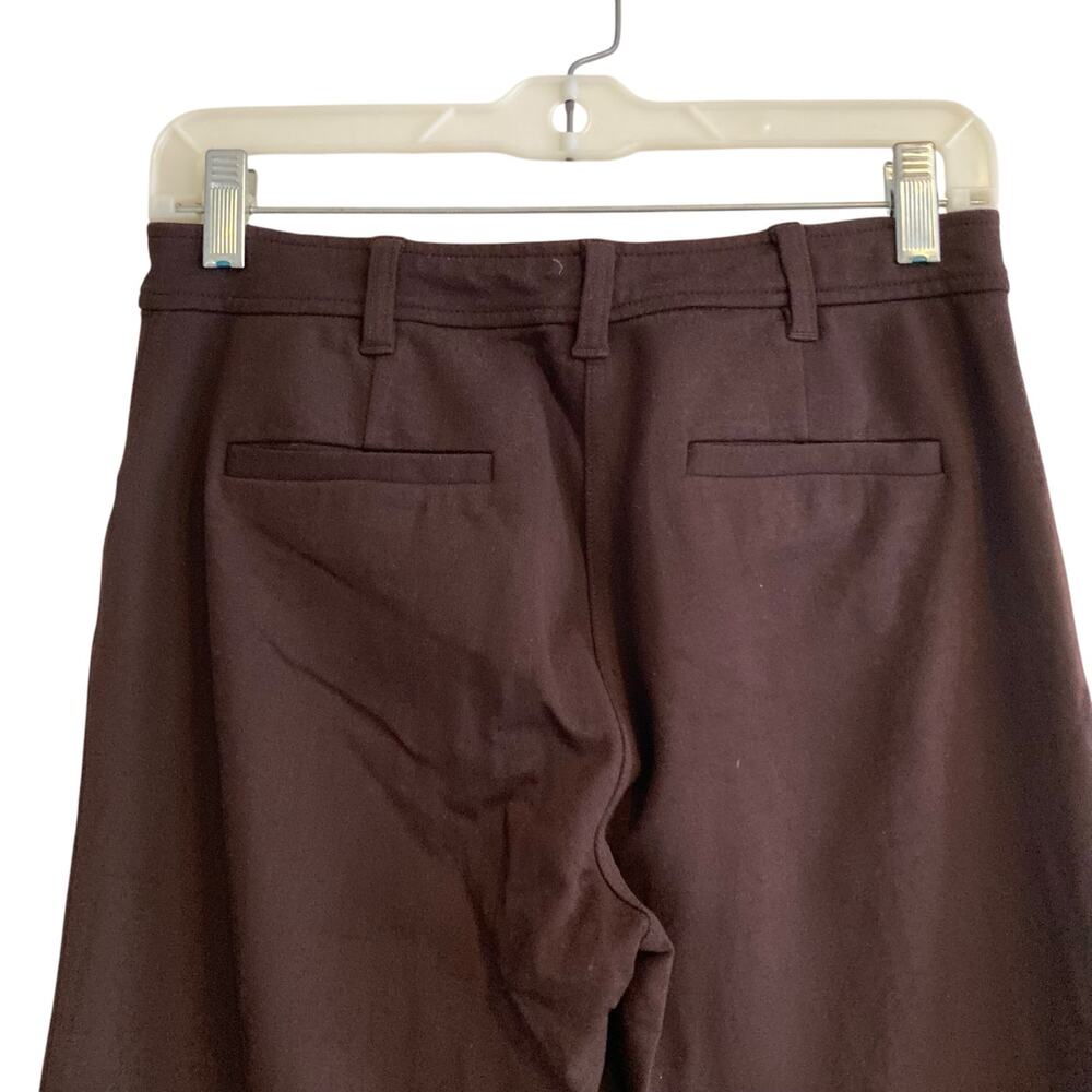 Eileen Fisher Maroon Bootcut Pants Womens Sz 28 Stretch Mid Rise Business Comfy - Picture 9 of 16